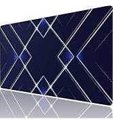 Gaming Mouse Pad, Water Resist Fabric XXL Large Extended Mousepad with Non-Slip Rubber Base, Stit...