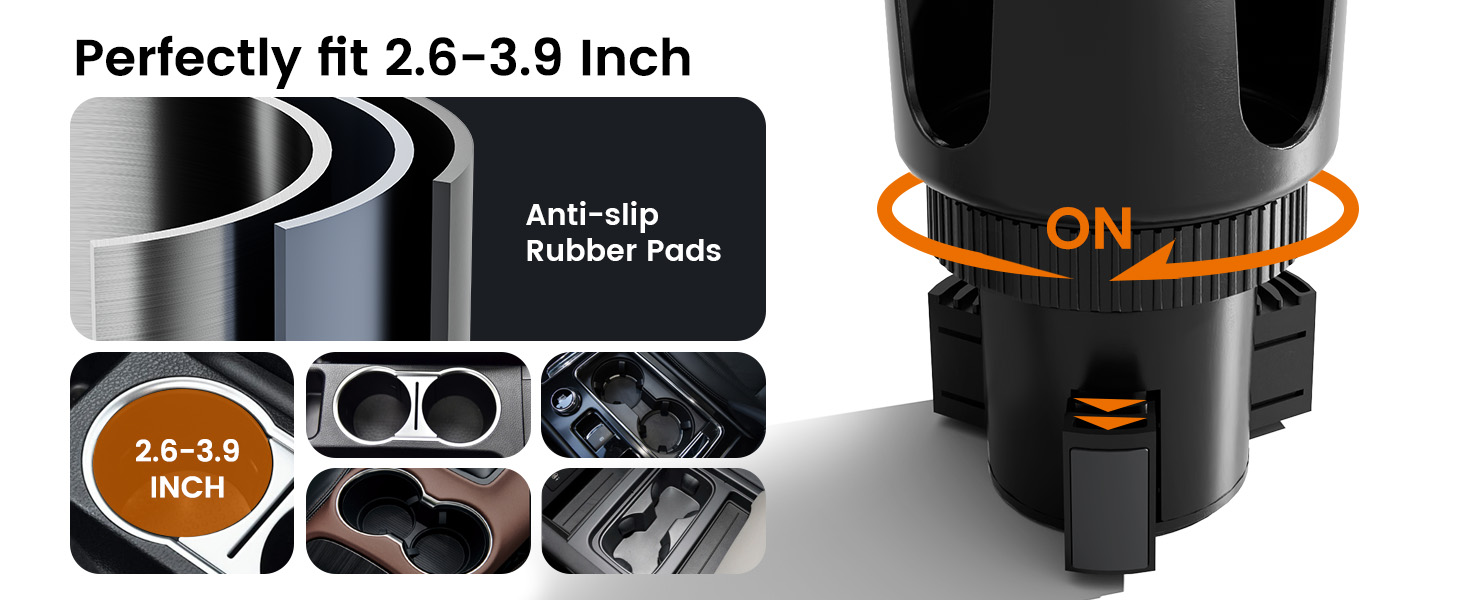 Car Charger Cup Holder Mount