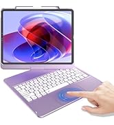 KBCASE Keyboard Case for iPad Air 13 inch M3/M2 (2025/2024)/for iPad Pro 12.9 6th/5th/4th/3rd Gen...