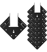 13 Gauge Hurricane Tie,Joist Hangers Fit 2X Truss to Rafter Connector for Roofing Trusses Wood Ti...