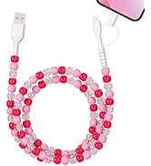 Aolcev USB C Cable 2 in 1 Multi USB A to USB C Fast Charging Cable 3.3FT Beaded for iPhone Charge...