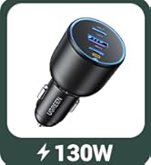130W USB C Car Charger