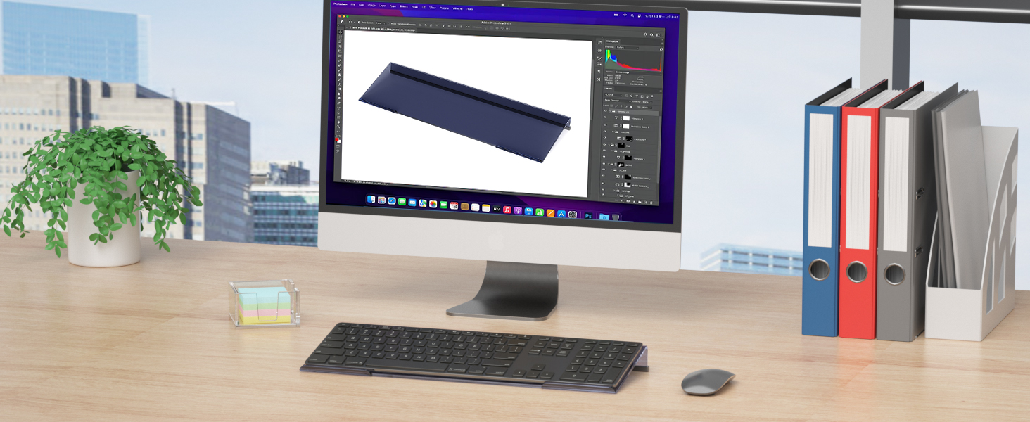 black keyboard tray