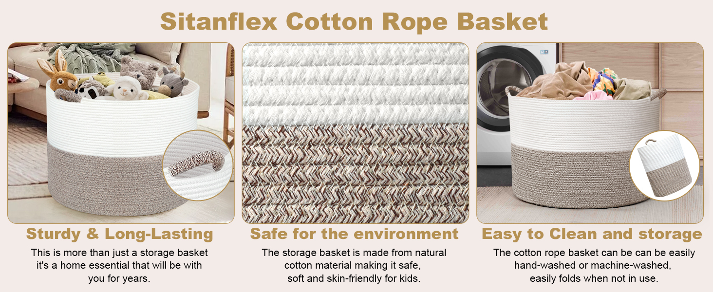 XXXXL 125L Extra Large Blanket Basket