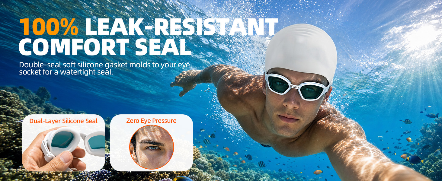 BENICE Swim Goggles