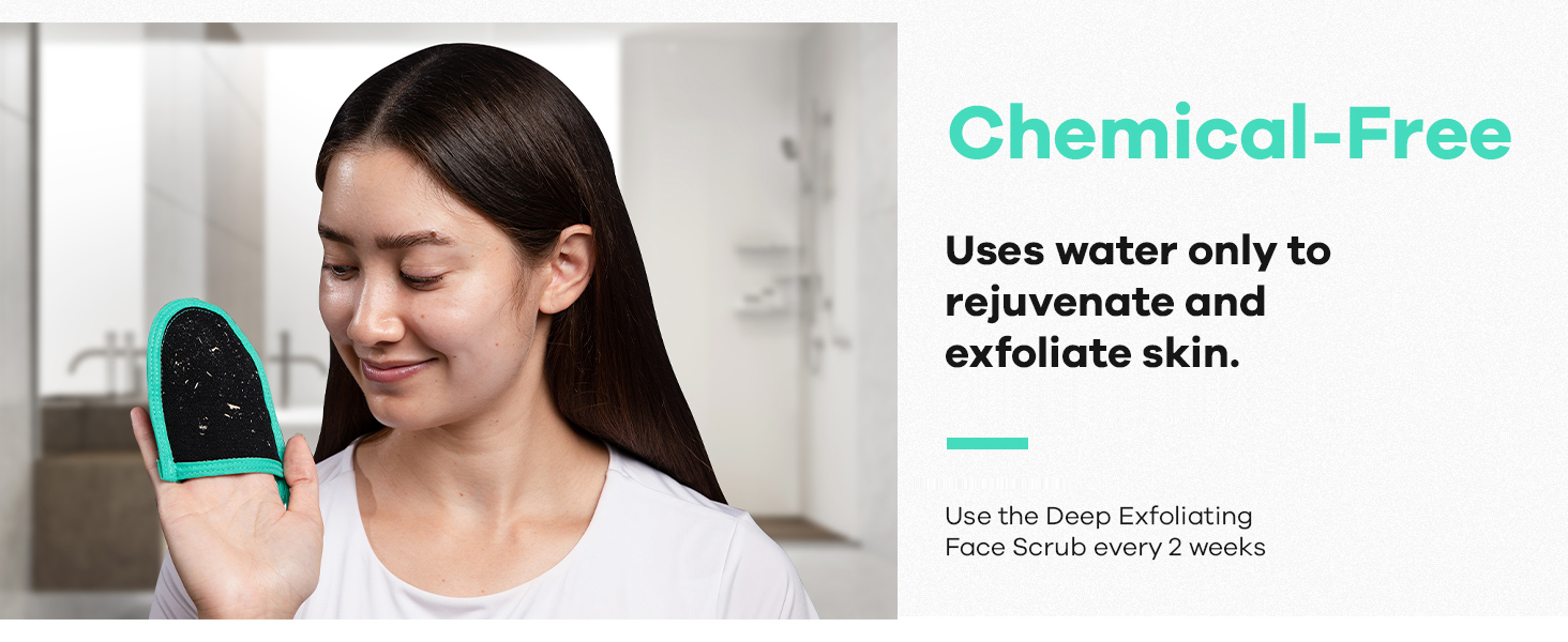 face exfoliator exfoliate exfoliating scrubber facial brush different acne treatment seraphic