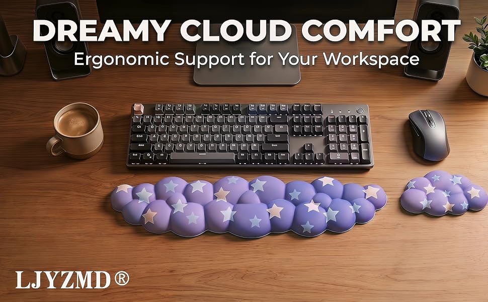 Cloud Wrist Rest Set