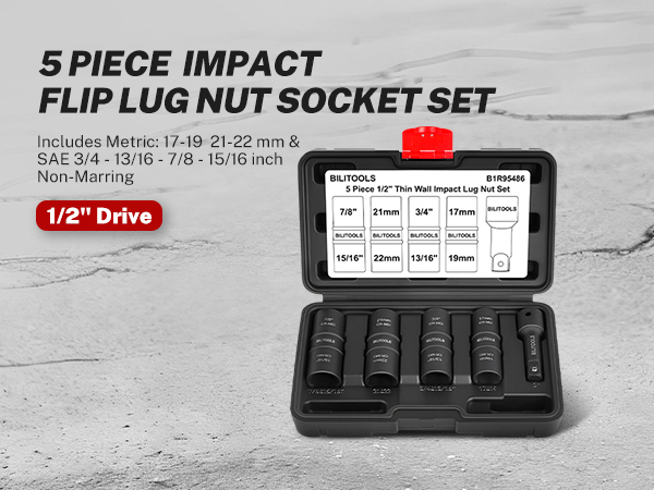 Lug Nut Socket Set