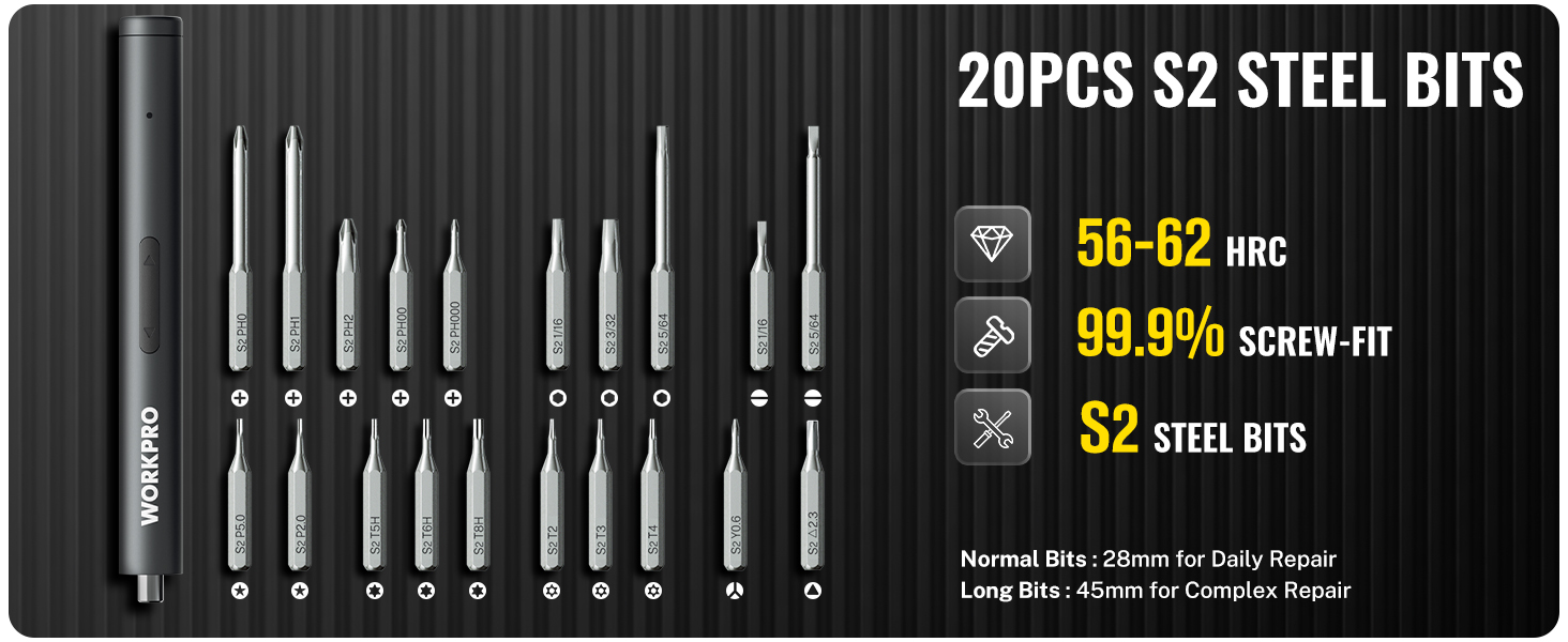 Precision Electric Screwdriver Set