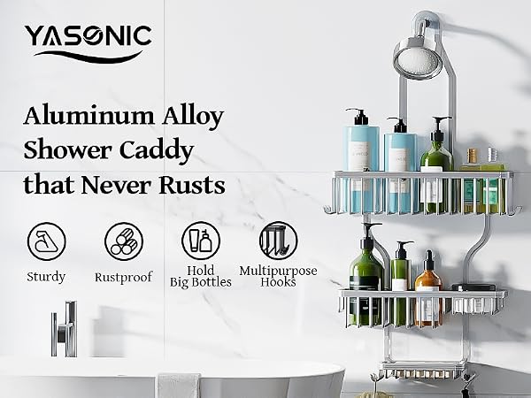 hanging shower caddy