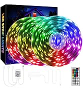 QZYL 75ft LED Lights for Bedroom, RGB LED Strip Lights for Living Room, Party Decor with Dimmable...