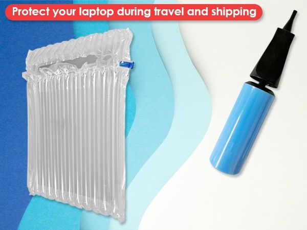 wrap bubble laptop protective computer packaging ship inflatable air notebook box protector foam