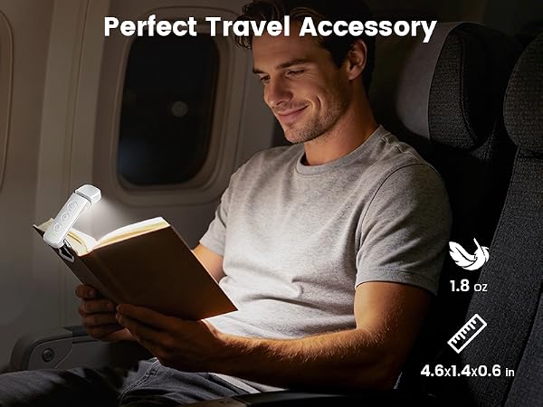 glocusent usb rechargeable book light