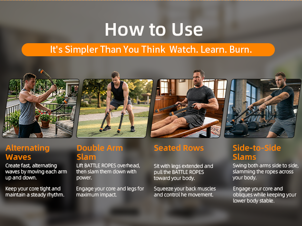 cordless battle ropes