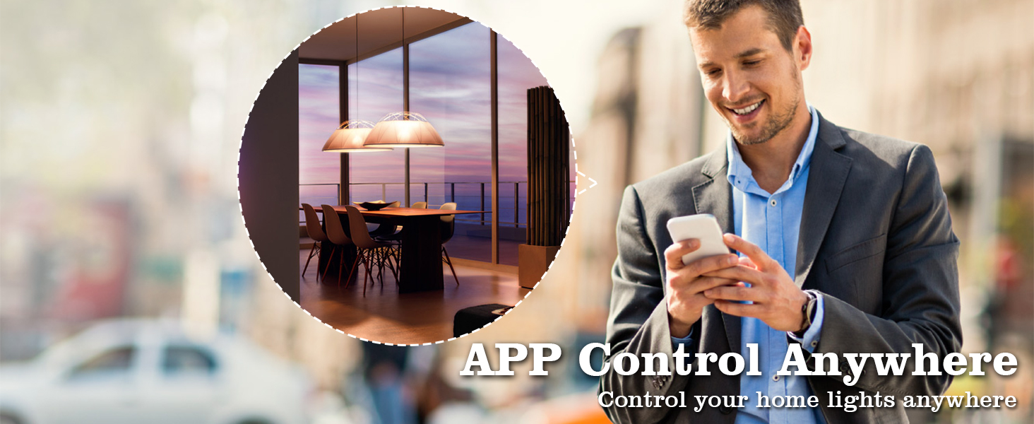 App control bulb anywhere anytime