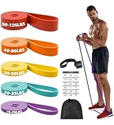 Zacro Resistance Bands, 6 Resistance Levels Pull Up Assistance Bands, Exercise Bands for Men&Wome...