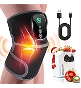 Heated Knee Massager, 3 in 1 Knee Massager with Heat and Vibration, Heating Pad for Knee, Knee He...