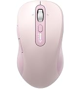 INFINMIND Wireless Bluetooth Mouse, Multi-Device Rechargeable Silent Mouse, Equipped 2.4G USB and...
