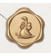 UNIQOOO Wax Seal Stickers -3D Silly Goose Baby Shower Invitation Envelope Seal Stickers, 50 Pcs S...