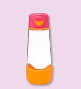 b.box 20oz Sport Spout Bottle: Large Kids Water Bottle with Durable Tritan. Silicone Spout with F...