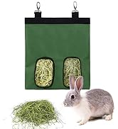 Rabbit Hay Feeder Bag Guinea Pigs Hanging Hay Rack Manger Holder Dispenser Small Animal Feeder St...