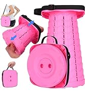 Fishboy Upgraded Square Collapsible Stool for Adults,Portable Retractable Folding Telescoping Fol...