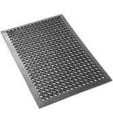 GRIDMANN Commercial Restaurant Floor Mat, 24" x 36" Ramp Mat, Anti-Fatigue, Non-Slip and Grease R...