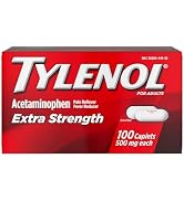 Tylenol Extra Strength Caplets, Fast, Strong Pain Relief Pills, Fever Reducer for Adults, Acetami...