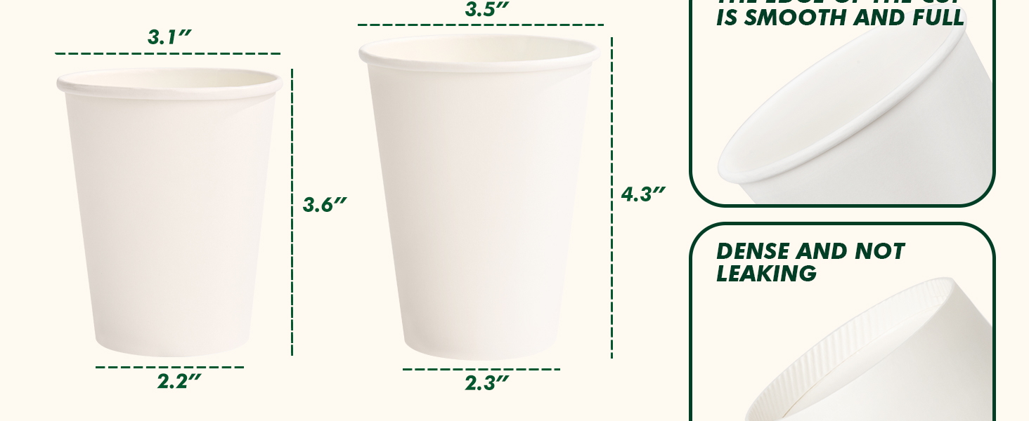 paper cups for coffee drinks