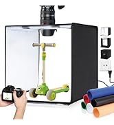 PULUZ 24'' x 24'' Light Box Photography,Large Photo Studio Light Box Professional Dimmable LED Ph...