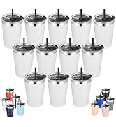 VEGOND 12oz Tumbler Stainless Steel Tumbler bulk Vacuum Insulated Double Wall Travel Tumbler with...