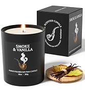 NORVENCE Candles for Men, Smoke & Vanilla Scented Candle Gifts for Men and Women, 10oz Soy Candle...