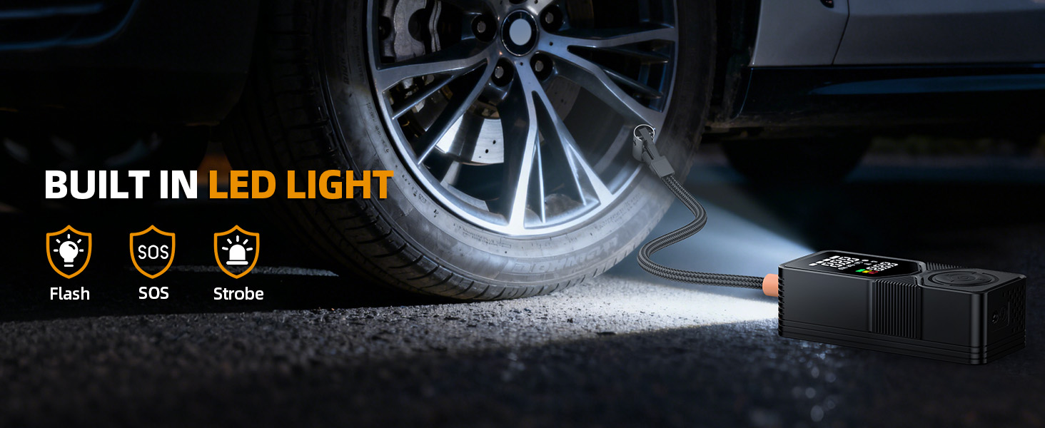 Tire Inflator Portable Air Compressor