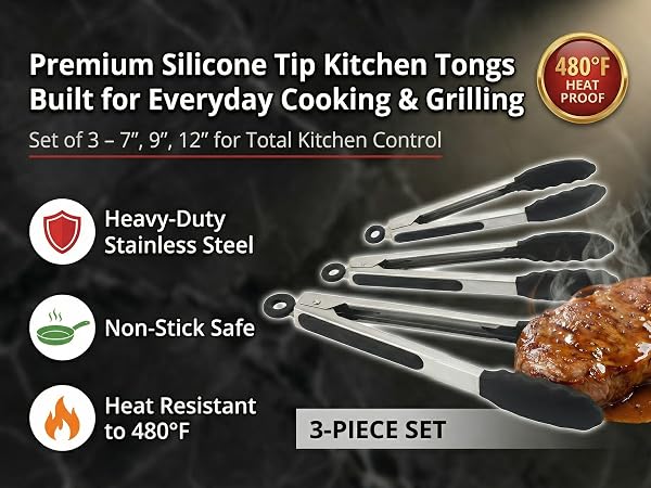kitchen tongs with silicone tips tong food tongs tongs for grilling thongs for cooking kitchen tong