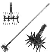 CKLT 66in Rotary Cultivator with Tempered Spring Steel Tines and Adjustable Stainless Steel Handl...