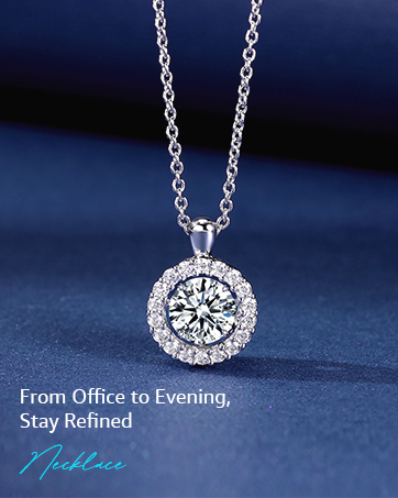 moissanite necklace