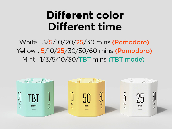 Different color, Different time