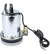 Amarine Made DC 12V Farm & Ranch Solar Water Pump Submersible Well booster Pump 26ft Lift (Black)