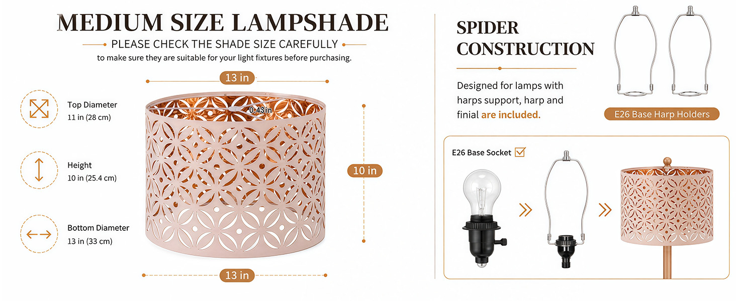 lampshades set of 2
