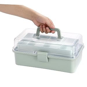 3 Layer Clear Plastic Dividing Storage Box