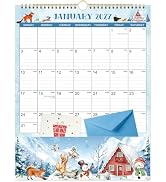 Pocket Calendar 2027-2027 Calendar, Jan. 2027 - Dec. 2027, 11.4" x 14.5" | Wall Calendar 2027 wit...