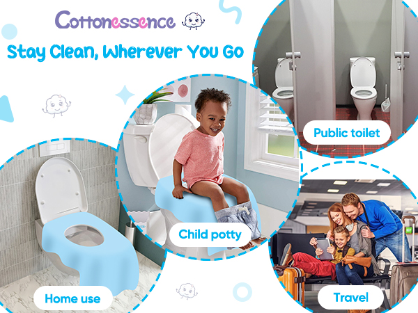 Cottonessence Disposable Toilet Seat Covers (30-Pack)