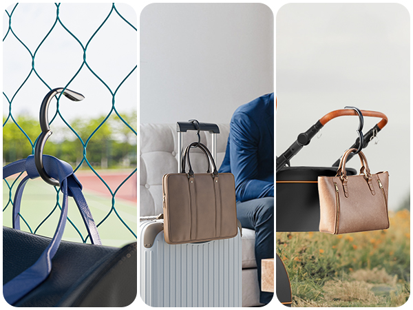 Handbag hooks for many occasions