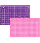 Headley Tools 12 x 18 Inch Self Healing Cutting Mat, Durable Rotary Cutting Mat Double Sided 5-Pl...