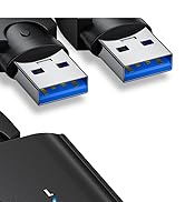 DUOPURUI USB 3.0 Switch 2 in 1 Out / 1 in 2 Out Bi-Directional,USB Switcher 2 Computers Share Pri...