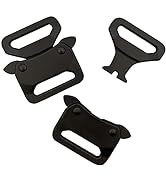 Paracord Bracelet Buckles 2 Pack Metal Side Quick Release Tactical Belt Buckle DIY Necklace Bag A...