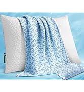 Cooling PillowCovers for Hot Sleepers Cooling Pillowcases with Soft Fabric Pillow Cases Queen Siz...