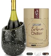 Marble Wine Chiller_Black Zebra