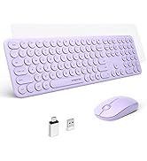 Wireless Keyboard and Mouse, XTREMTEC 2.4G Full Size Wireless Keyboard Mouse Combo - Ultra Slim S...