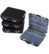 Hlotmeky Small Tackle Box Organizer 4 Pack Mini Tackle Boxes Plastic Fishing Organizer Tackle Sto...
